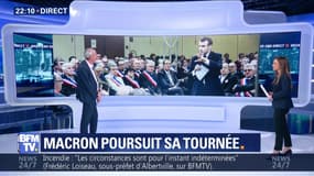 Grand débat national: Emmanuel Macron poursuit sa tournée à Souillac