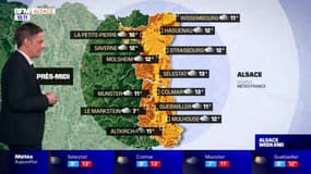 Météo Alsace: un temps nuageux et quelques averses ce samedi, jusqu'à 13°C à Colmar