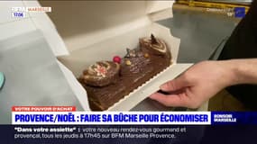 Provence: à Noël, une bûche faite maison pour économiser