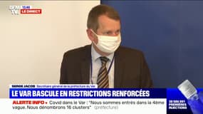 Covid-19 dans le Var : "Le taux d'occupation des services de réanimation est de 88%, il est élevé mais pas saturé", explique le secrétaire général de la préfecture