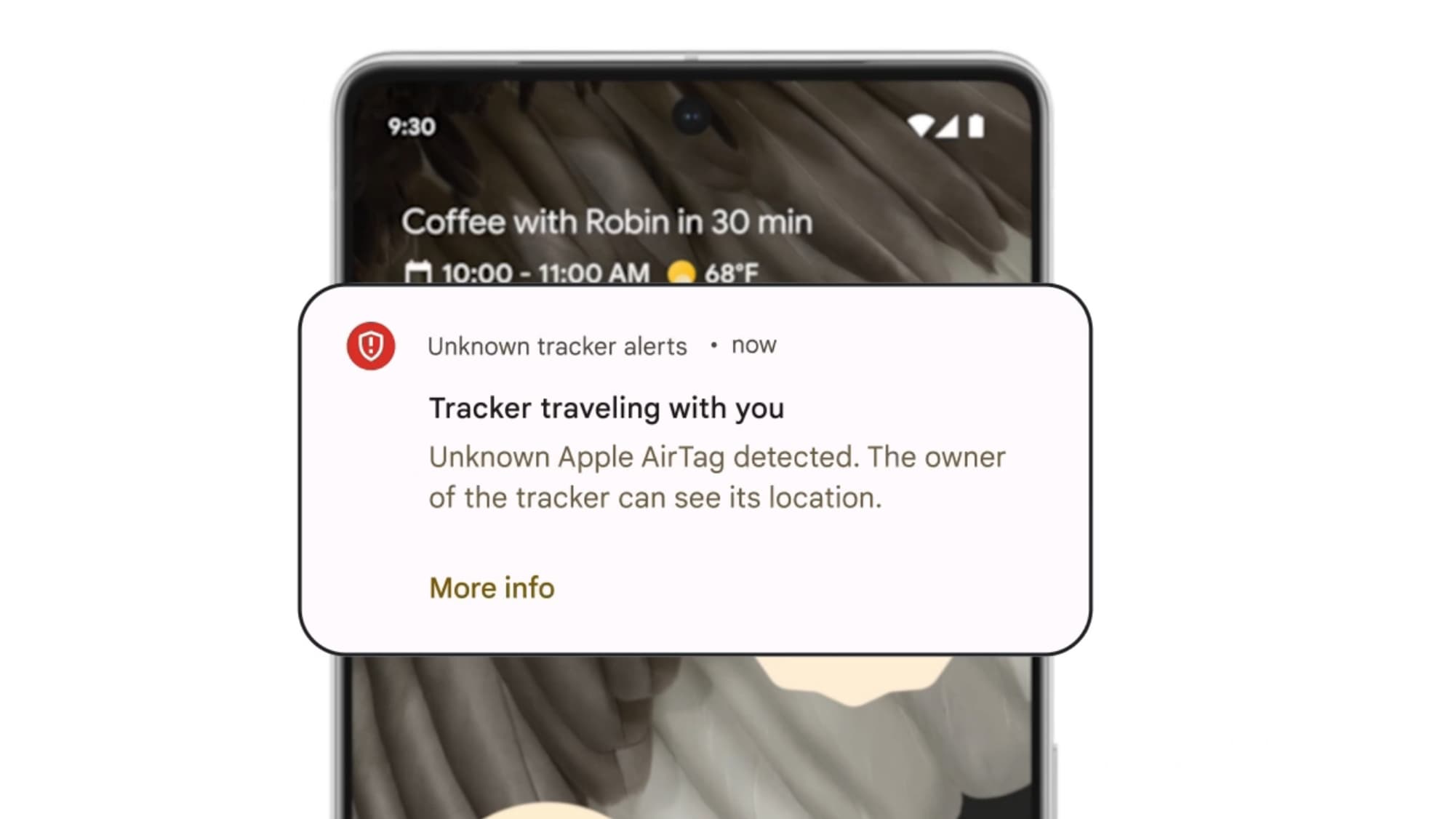 Android 14 va pouvoir détecter les AirTags qui vous suivent à votre insu