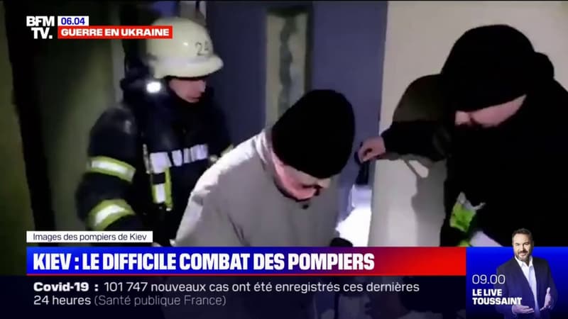 Les pompiers de Kiev au coeur de la guerre