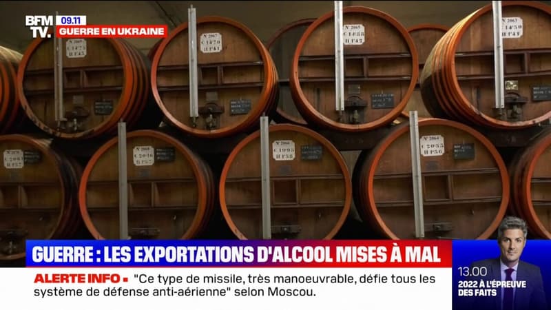 Guerre en Ukraine: les tensions géopolitiques menacent les exportations d'alcool