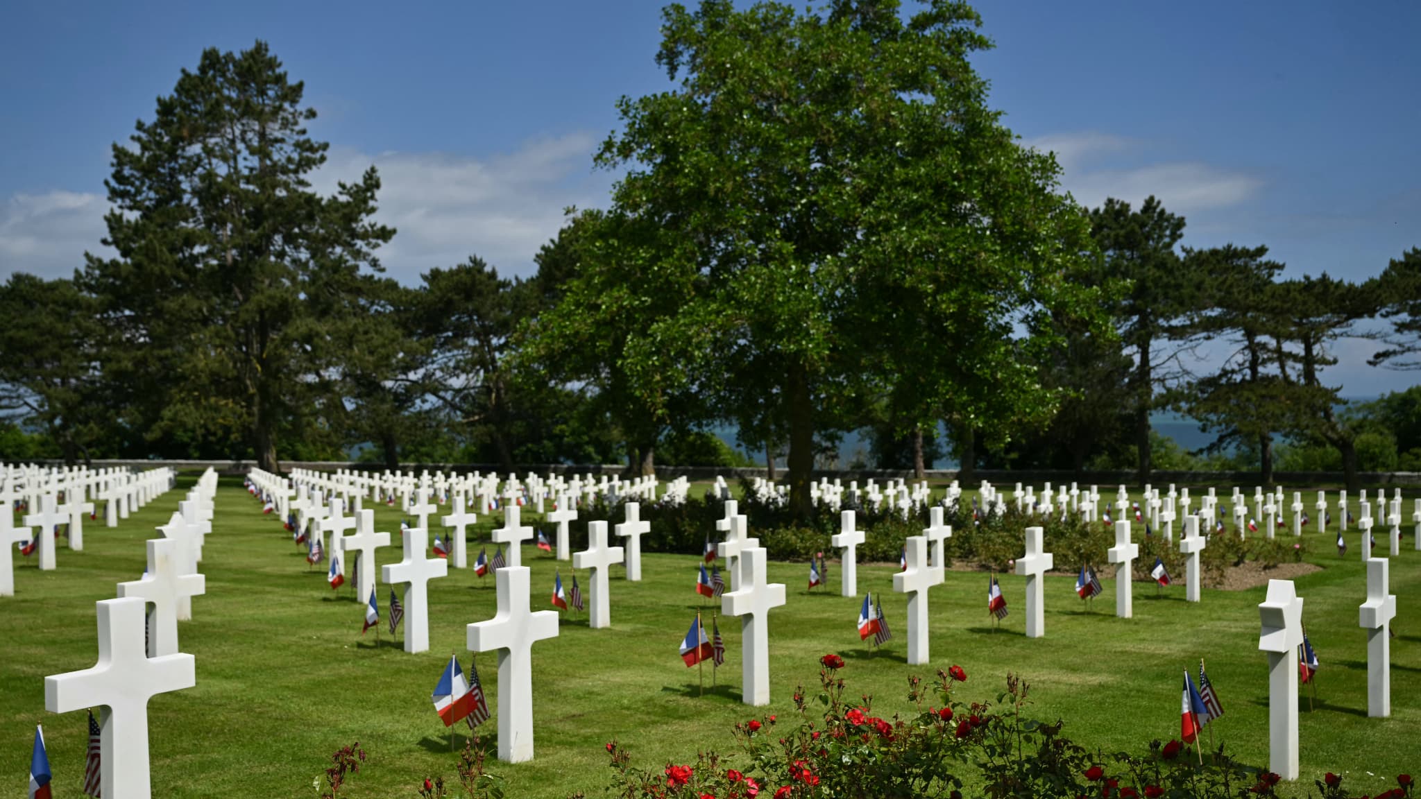 Le cimetière américain de Colleville-sur-Mer Le cimetière américain de Colleville-sur-Mer