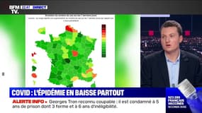 Guillaume Rozier (CovidTracker) sur le Covid-19: "Sur une large majorité du territoire, le nombre de cas diminue"