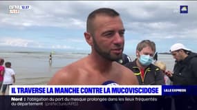 Plage du Portel: il traverse la Manche contre la mucoviscidose 