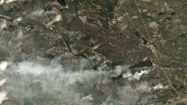 Le 27 juillet, près du village de Kårböle