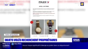 Bas-Rhin: la police recherche les propriétaires d'objets volés