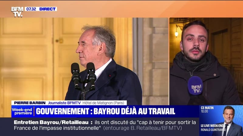 François Bayrou déjà au travail pour former un nouveau gouvernement