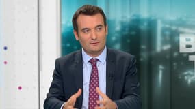 Florian Philippot face à Ruth Elkrief. 