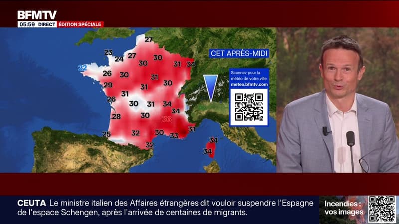 Des averses orageuses, des départements toujours en vigilance orange canicule... La météo de ce vendredi 31 juillet