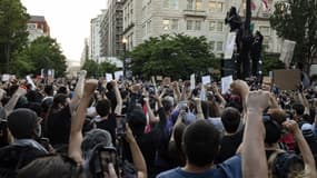Des manifestants à Washington, le 2 juin 2020, dans un rassemblement après la mort de George Floyd aux mains de la police.