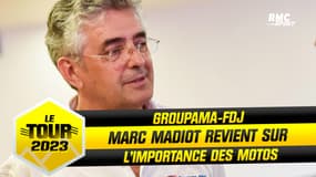 "Les motos sont plus protectrices que perturbantes dans la course", affirme Marc Madiot