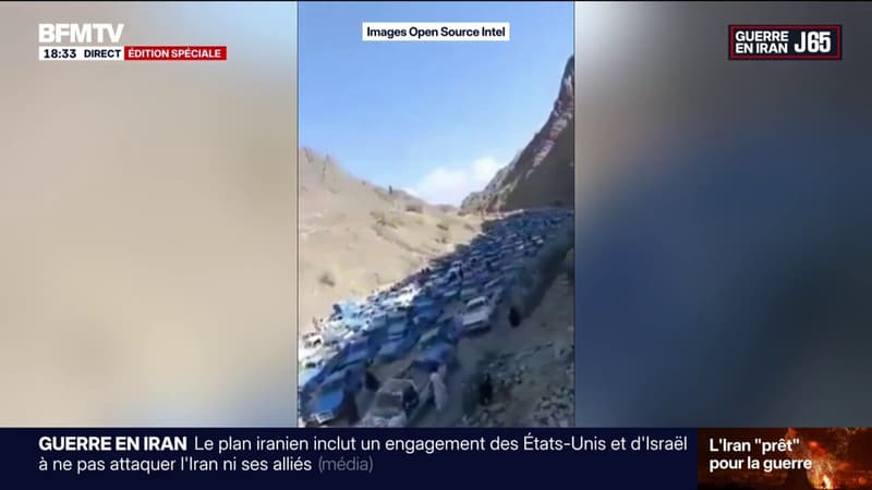 Des milliers de pick-up acheminent clandestinement du carburant iranien à la frontière pakistano-iranienne