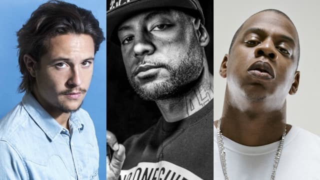 Nekfeu, Booba et Jay Z.