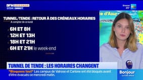 Tunnel de Tende : les horaires changent dès ce lundi, les plages réduisent