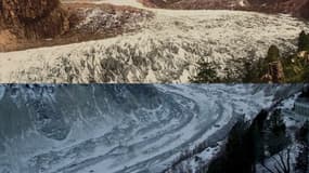 De 1900 à 2020, l'impressionnante fonte de la Mer de glace