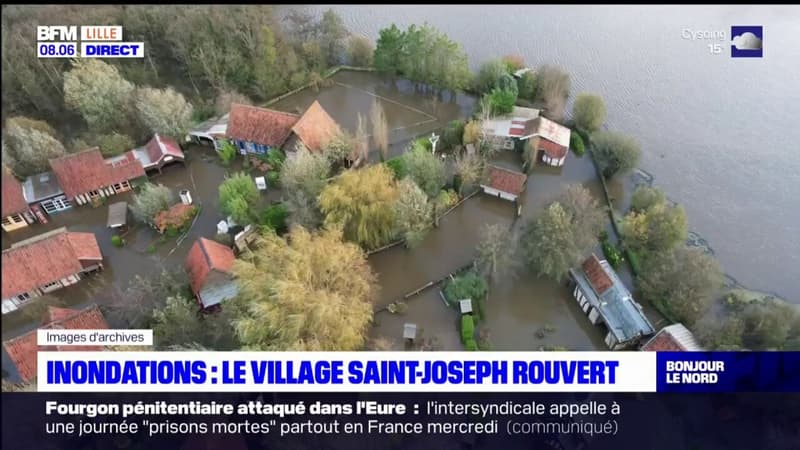 Regarder la vidéo Inondations dans le Pas-de-Calais: le village de Saint-Joseph a pu rouvrir à Guines