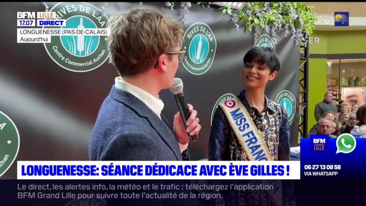 Longuenesse: séance dédicace avec Ève Gilles, la Miss France 2024 