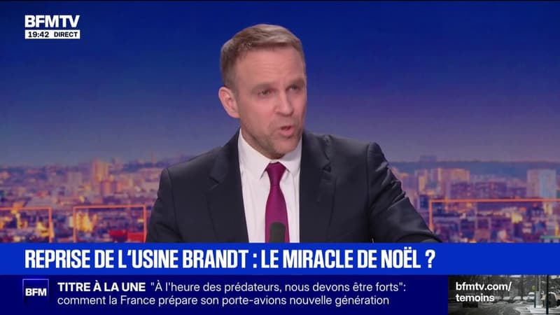 Projet de reprise de l'usine Brandt: "C'est une proposition assez partielle", nuance Marc Ferracci, ancien ministre chargé de l'Industrie