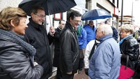 Georges Siffredi est ici à gauche de Patrick Devedjian, son prédécesseur. mort en mars dernier.