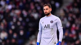 Gianluigi Donnarumma avec le PSG, le 26 février 2022