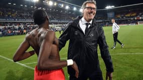 Laurent Blanc et Blaise Matuidi