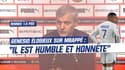 Rennes 1-0 PSG : "Il a un comportement humble et honnête", Genesio élogieux sur Mbappé