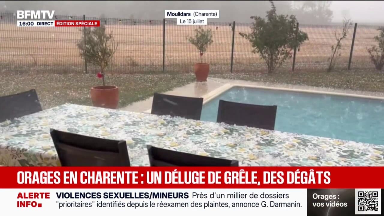 16 départements ont été placés en vigilance orange "orages" par Météo-France dans le Nord-Ouest et le Centre-Est du pays