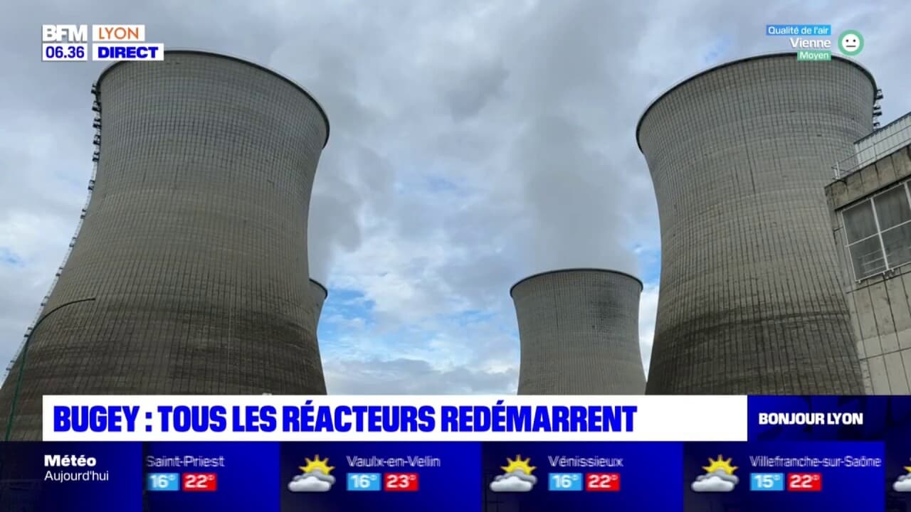 AuvergneRhôneAlpes la centrale nucléaire du Bugey rallume tous ses