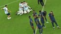Le désarroi des joueurs français à l'issue de la finale du Mondial remportée par les Argentins, le 18 décembre 2022 au stade Lusail à Doha