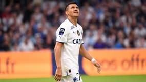 Alexis Sanchez avec l'OM