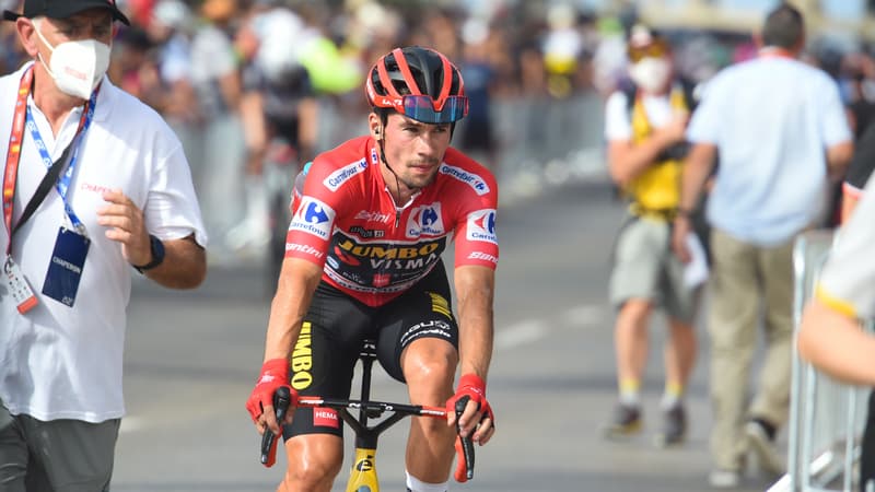 Vuelta (9e étape): le raid victorieux de Caruso, Roglic solide leader