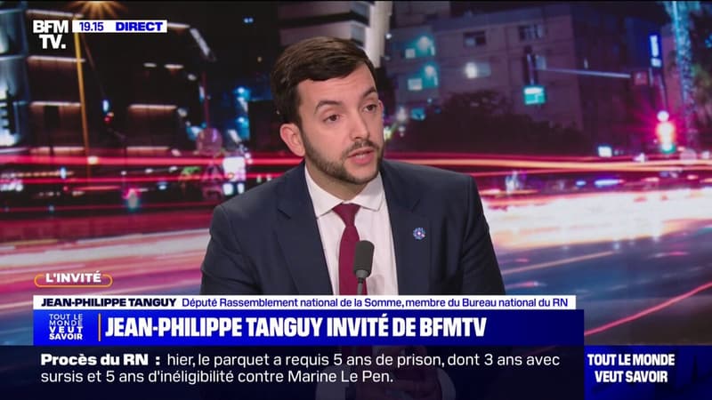 Procès RN: Je ne sais toujours pas ce que l'on reproche aux prévenus, déclare Jean-Philippe Tanguy (RN)