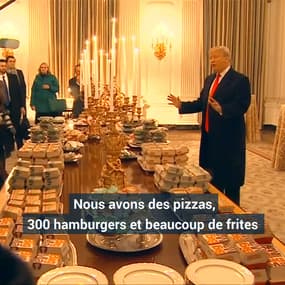 En plein shutdown et faute de cuisiniers à la Maison Blanche, Trump commande burgers et pizzas pour ses invités