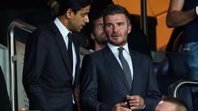 Al-Khelaïfi et Beckham au Parc des Princes