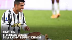 Covid : CR7 et et plusieurs joueurs de la Juve ont rompu l’isolement