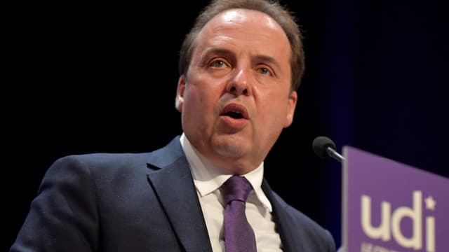 Le président de l'UDI Jean-Christophe Lagarde le 22 janvier 2022