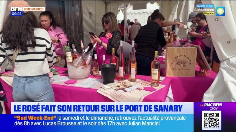 Sanary-sur-Mer: le rosé à l'honneur ce week-end au Just'Rosé