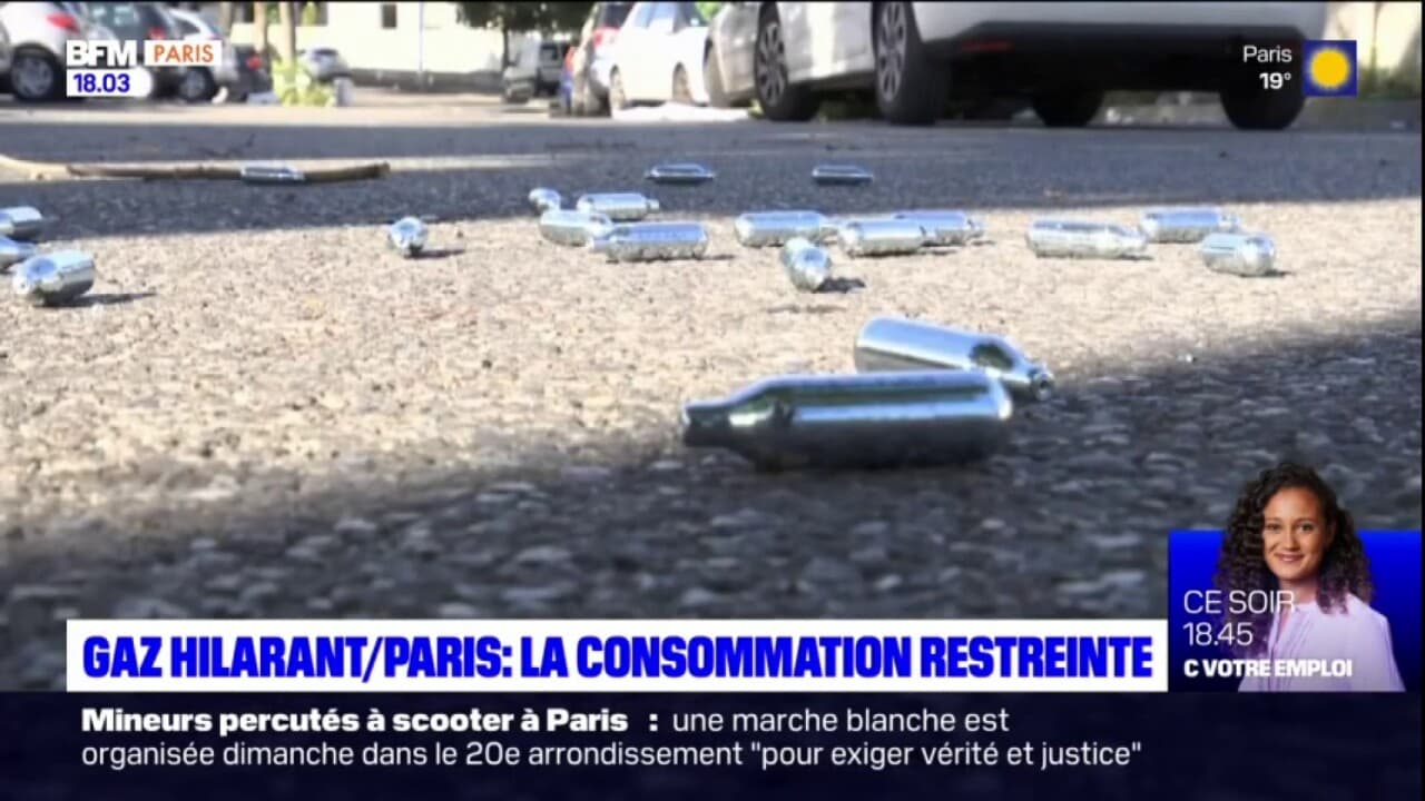 Paris la consommation de gaz hilarant restreinte pour les mineurs