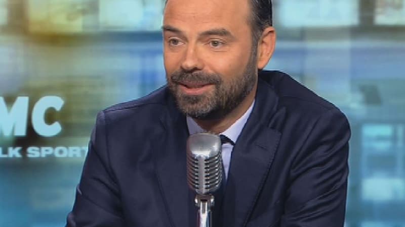 Édouard Philippe, député-maire UMP du Havre, ce mardi chez Jean-Jacques Bourdin.
