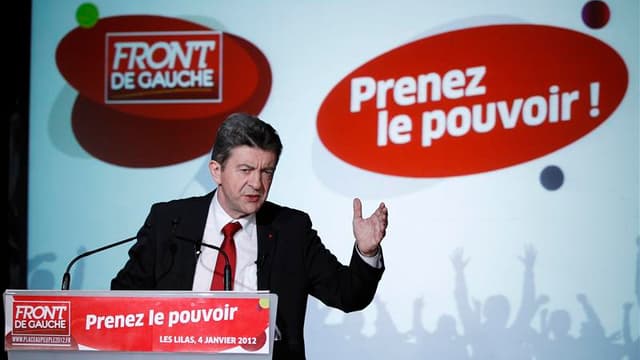 Jean-Luc Melenchon a présenté mercredi ses voeux pour 2012 à son siège de campagne aux Lilas, près de Paris. Le candidat du Front de gauche à la présidentielle, a souhaité mercredi que l'année soit celle du "chamboule-tout" et permette de tourner la page