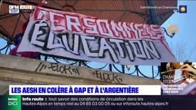 Hautes-Alpes: mobilisation des AESH à Gap et l'Argentière-la-Bessée