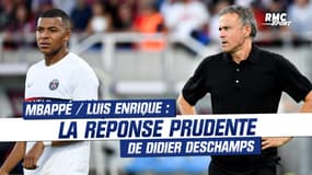 Mbappé recadré par Luis Enrique ? La réponse prudente de Deschamps