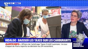 Sandrine Rousseau sur les carburants: "La baisse du prix n'est pas la solution"