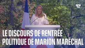 Le discours de rentrée politique de Marion Maréchal, tête de liste de "Reconquête" aux élections européennes