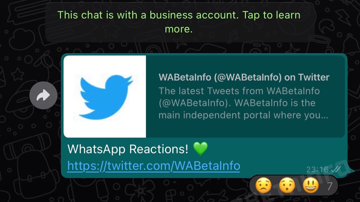 Les émojis-réaction sur WhatsApp. Les émojis-réaction sur WhatsApp.