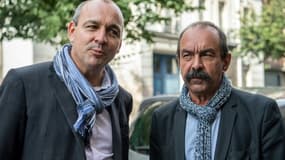 Laurent Berger et Philippe Martinez, à Paris le 29 septembre 2021 
