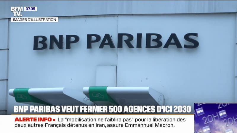 BNP Paribas veut fermer 500 de ses agences d'ici à 2030