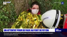 Un attentat pour de faux au fort de Feyzin